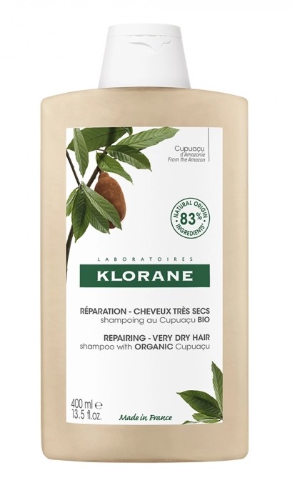 Klorane Réparation Cheveux Très Sec Shampoing au Cupuaçu Bio 400ml